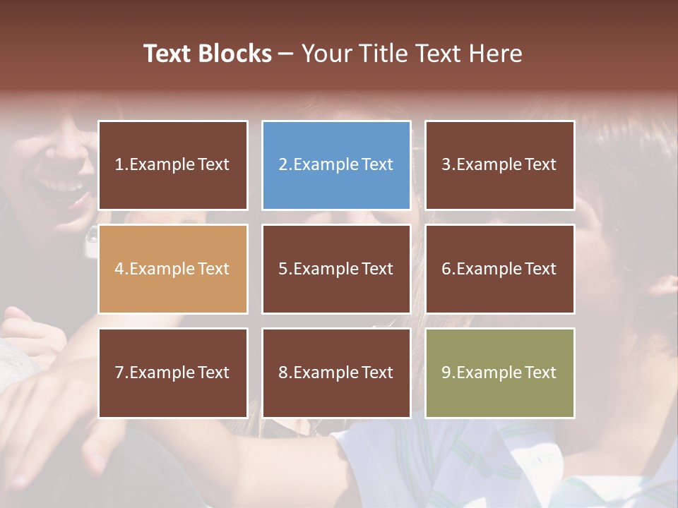 Youth Earphones Outdoors PowerPoint Template