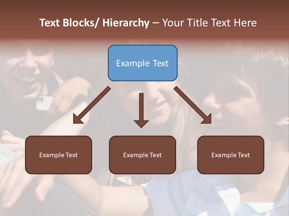 Youth Earphones Outdoors PowerPoint Template