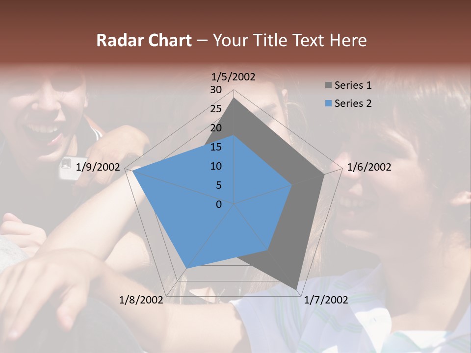Youth Earphones Outdoors PowerPoint Template