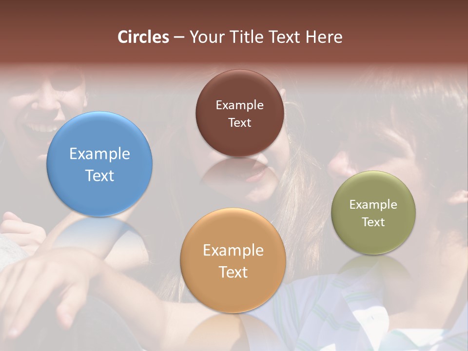 Youth Earphones Outdoors PowerPoint Template