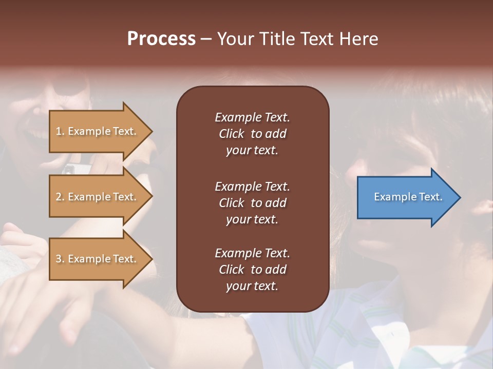 Youth Earphones Outdoors PowerPoint Template