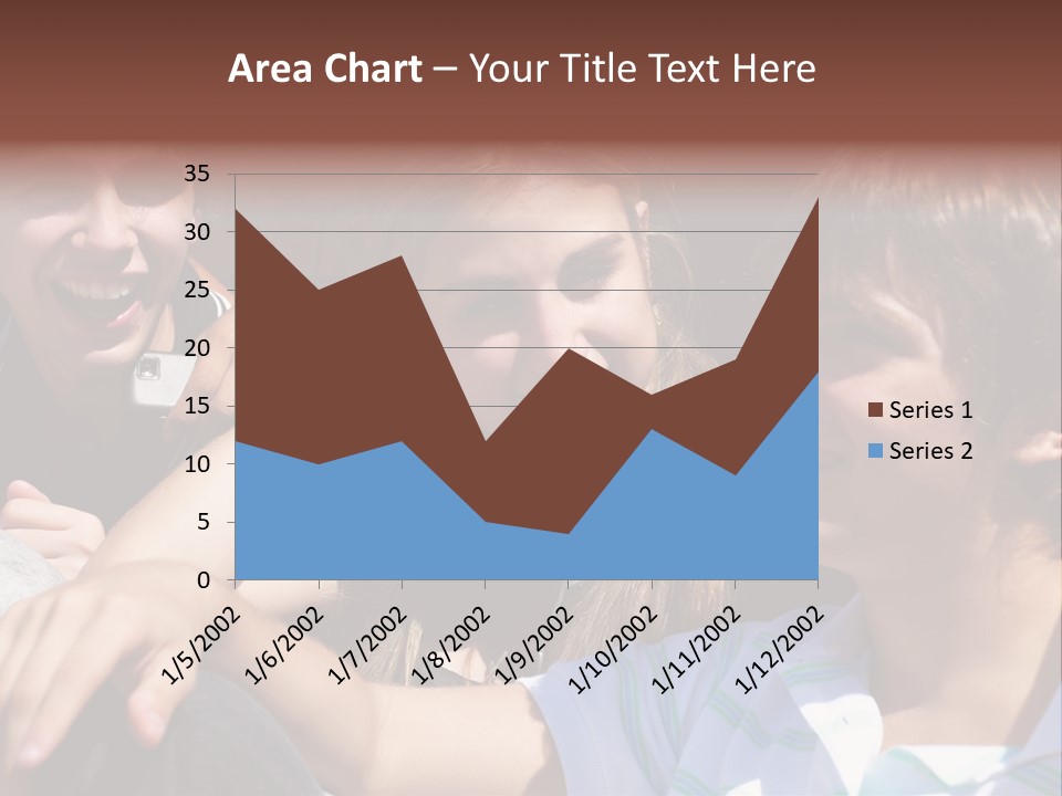 Youth Earphones Outdoors PowerPoint Template