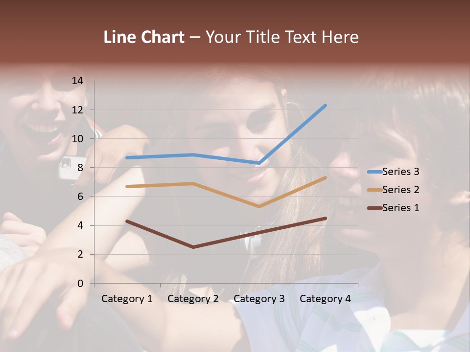 Youth Earphones Outdoors PowerPoint Template