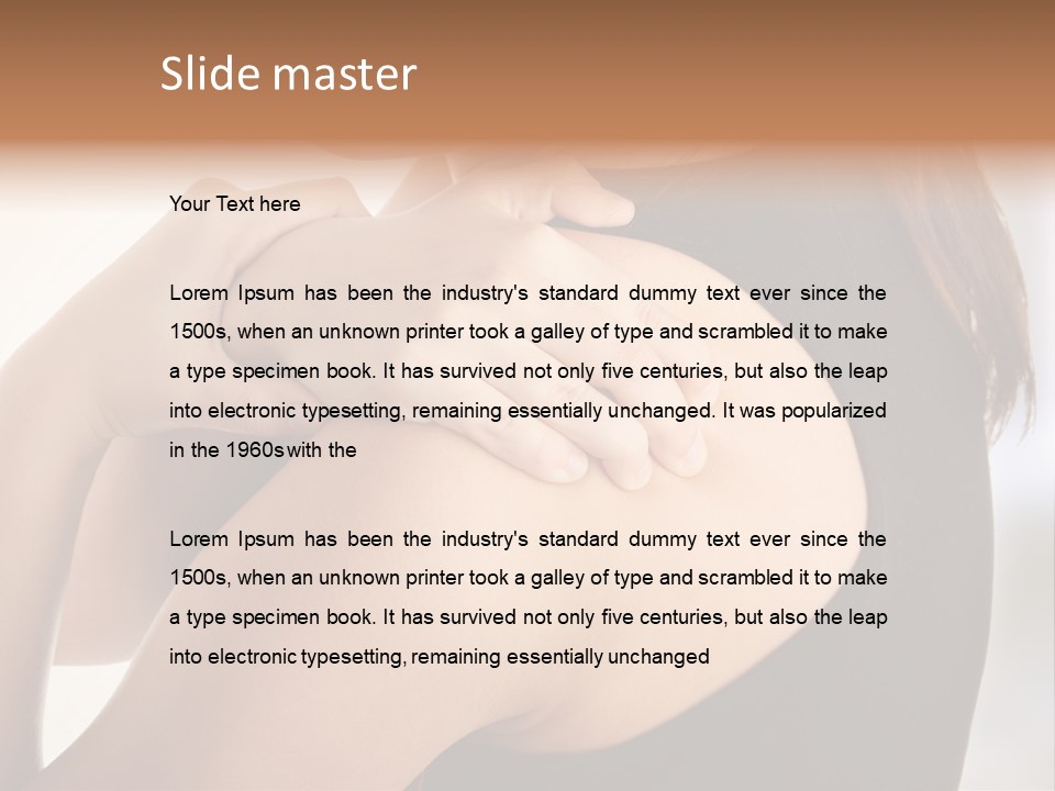 Science Stress Head PowerPoint Template