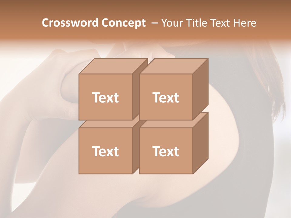 Science Stress Head PowerPoint Template