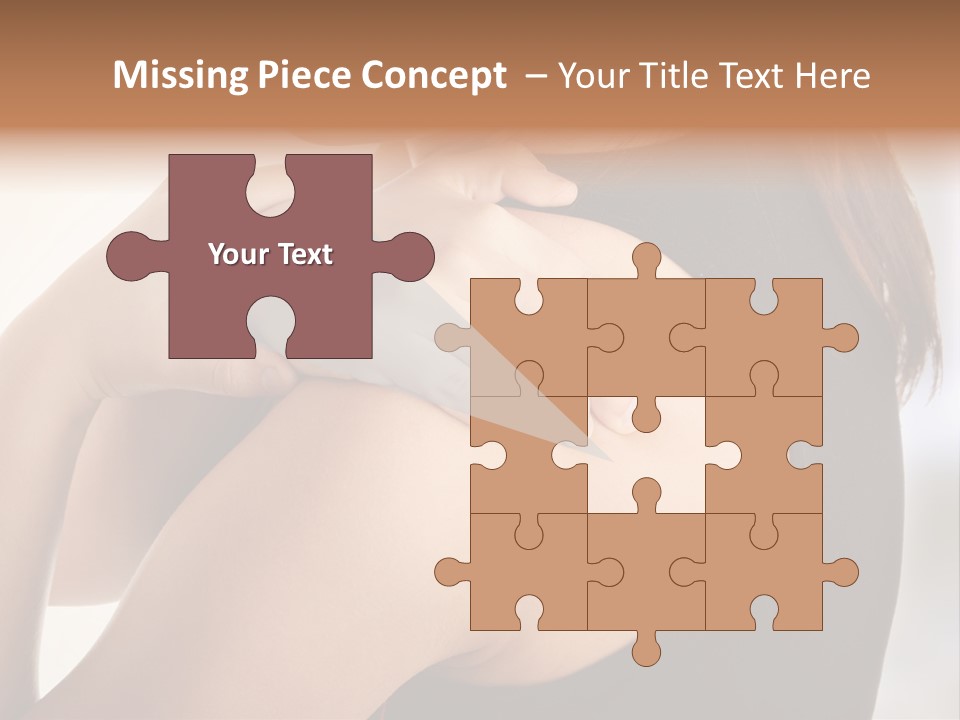 Science Stress Head PowerPoint Template