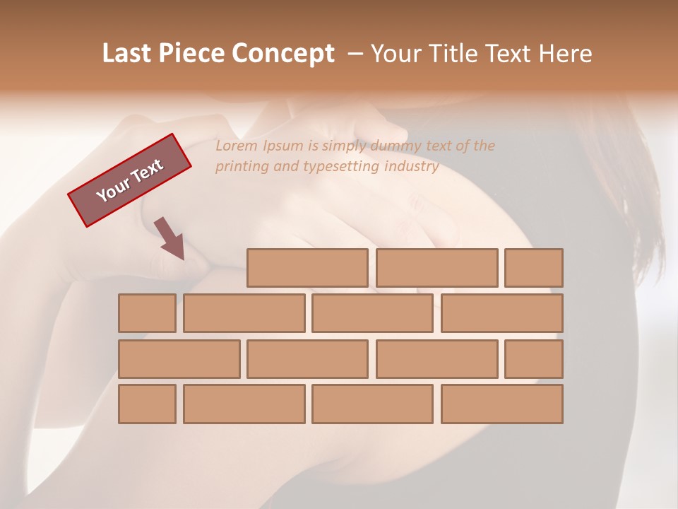 Science Stress Head PowerPoint Template