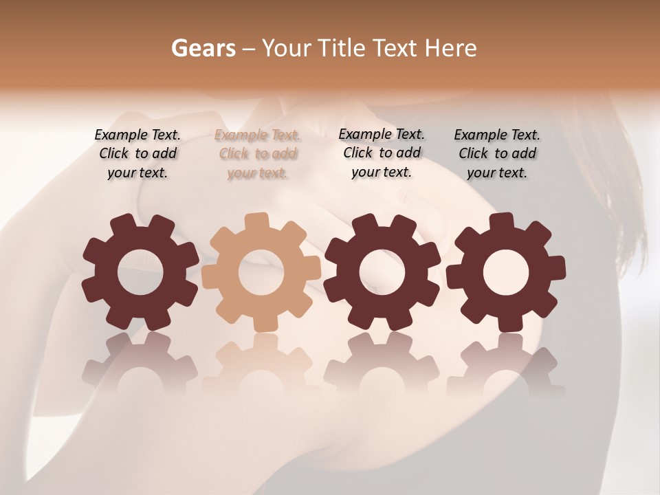 Science Stress Head PowerPoint Template