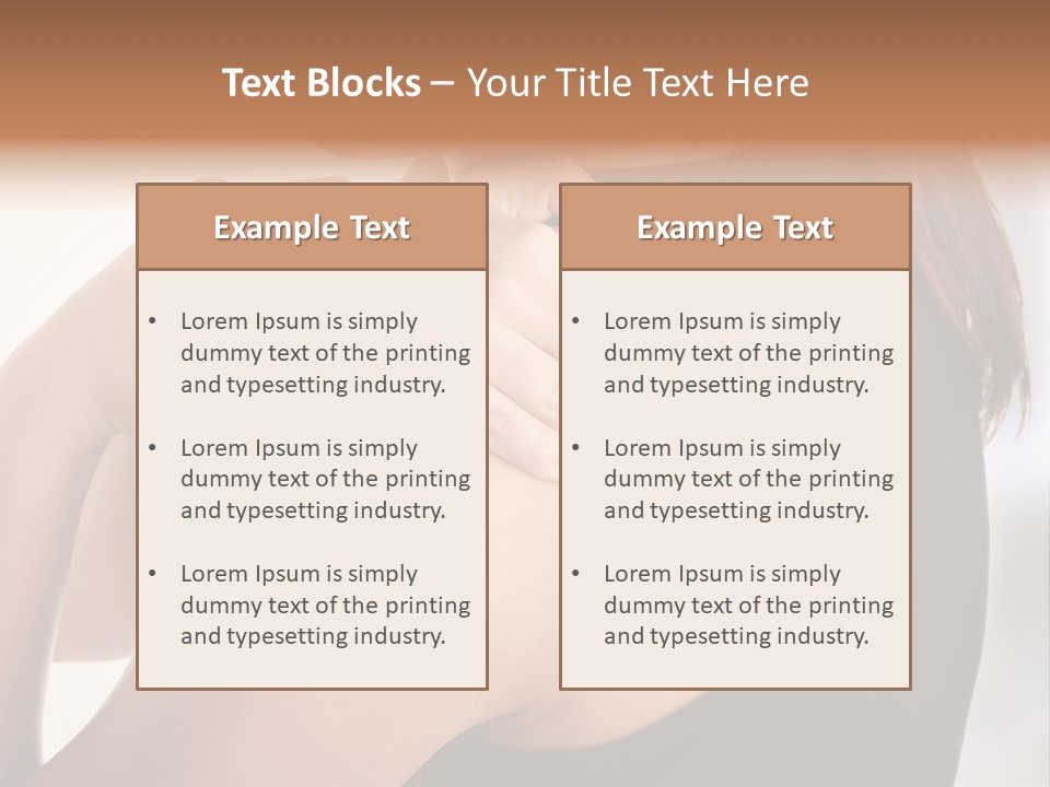 Science Stress Head PowerPoint Template