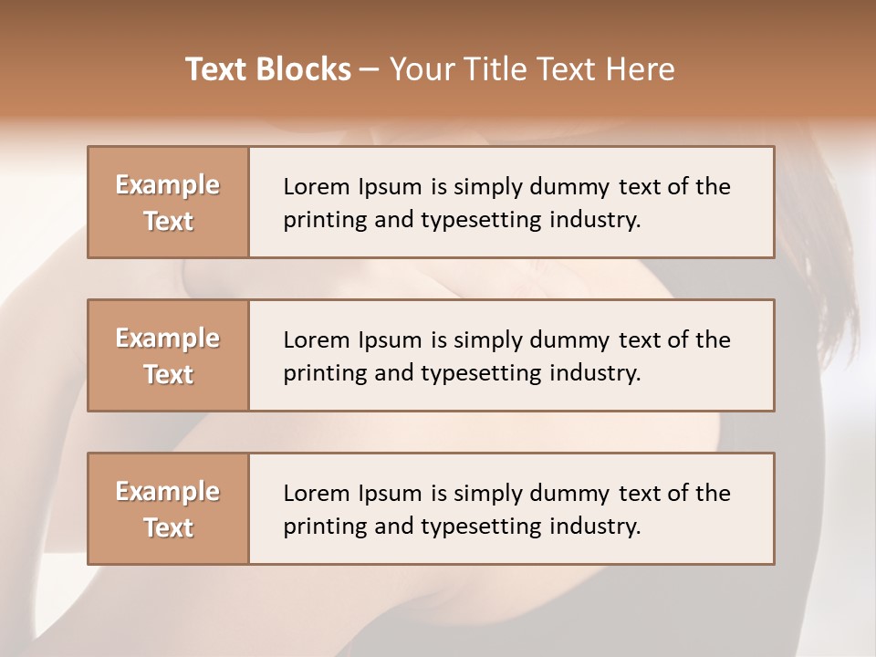 Science Stress Head PowerPoint Template