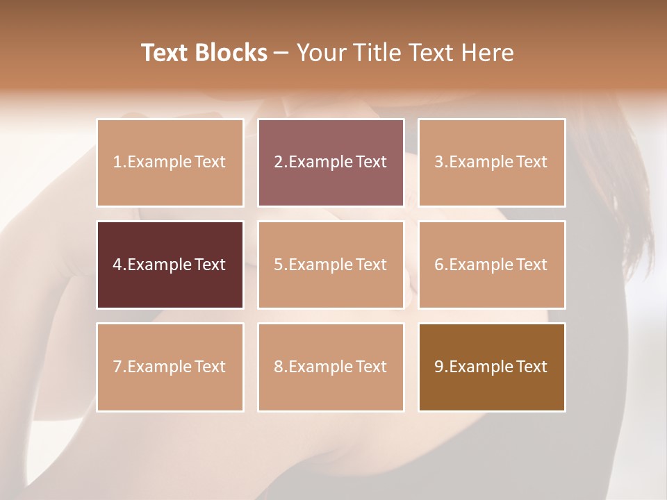 Science Stress Head PowerPoint Template