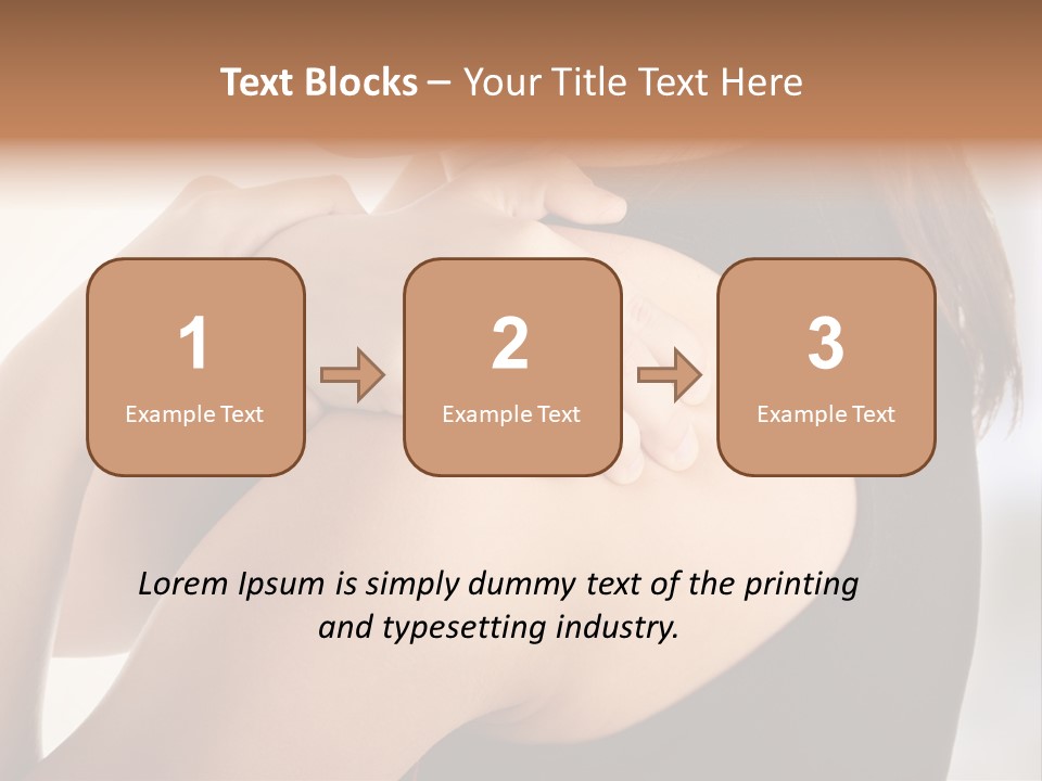 Science Stress Head PowerPoint Template