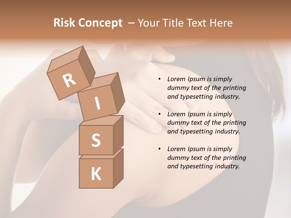 Science Stress Head PowerPoint Template