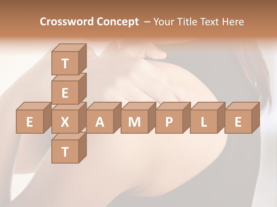 Science Stress Head PowerPoint Template