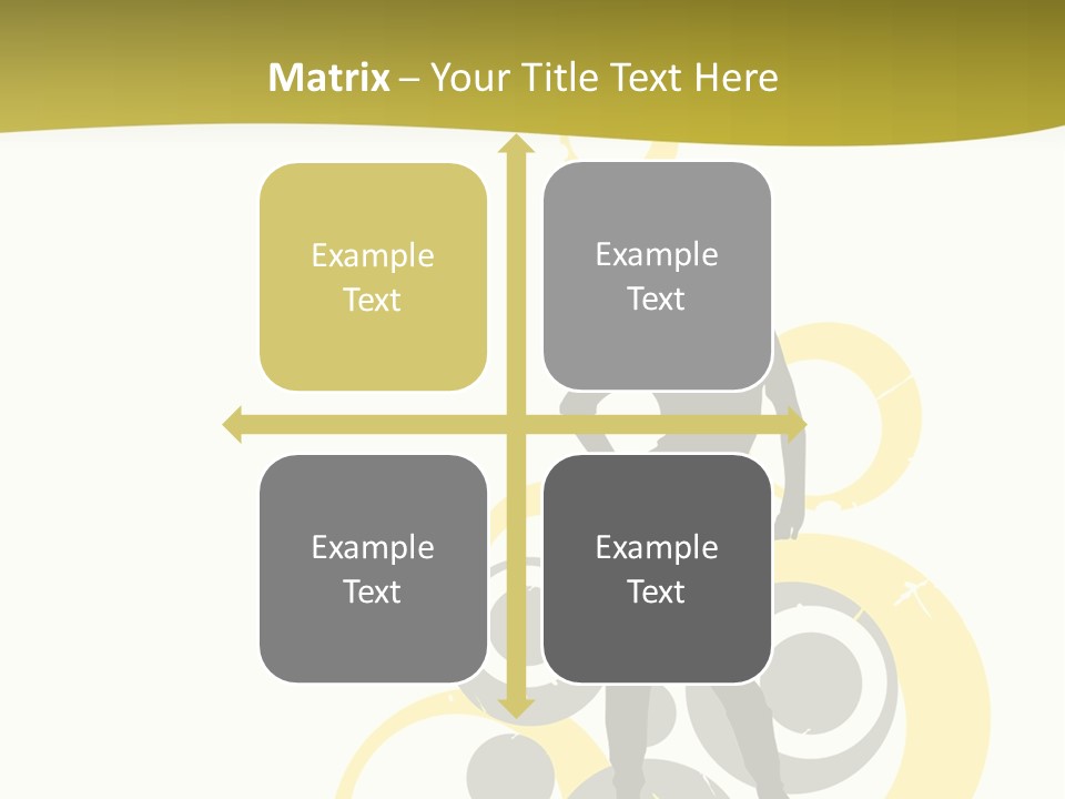 Women One Pattern PowerPoint Template