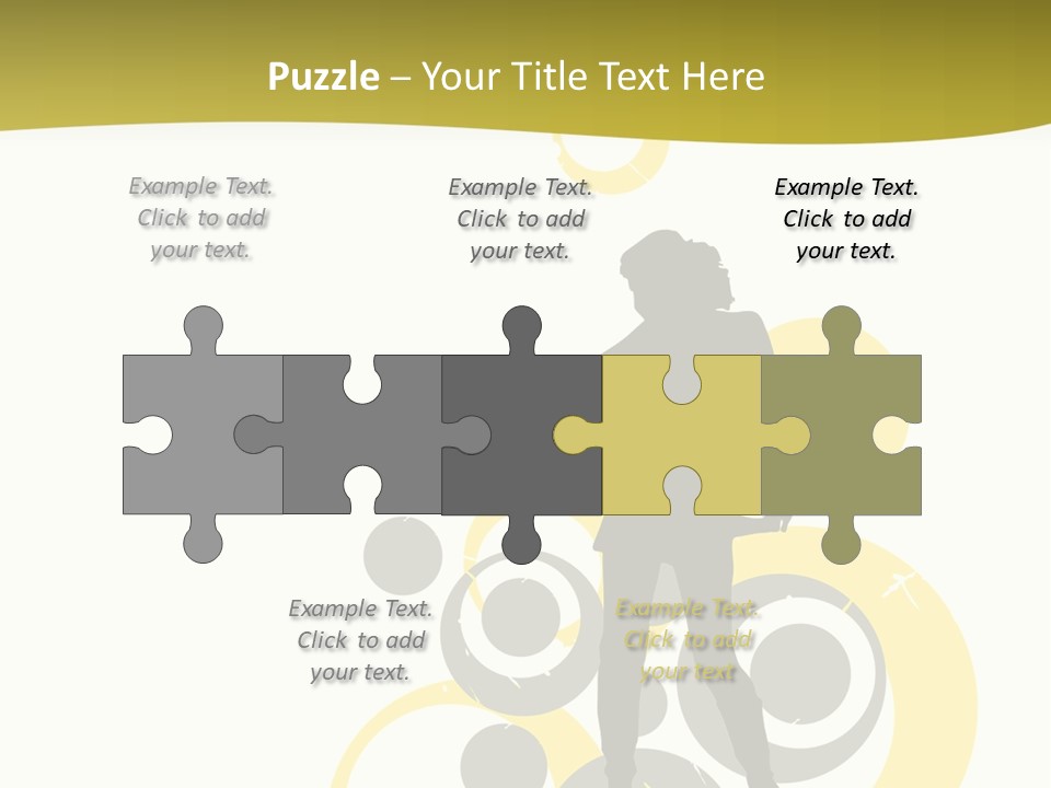 Women One Pattern PowerPoint Template