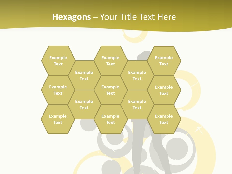 Women One Pattern PowerPoint Template