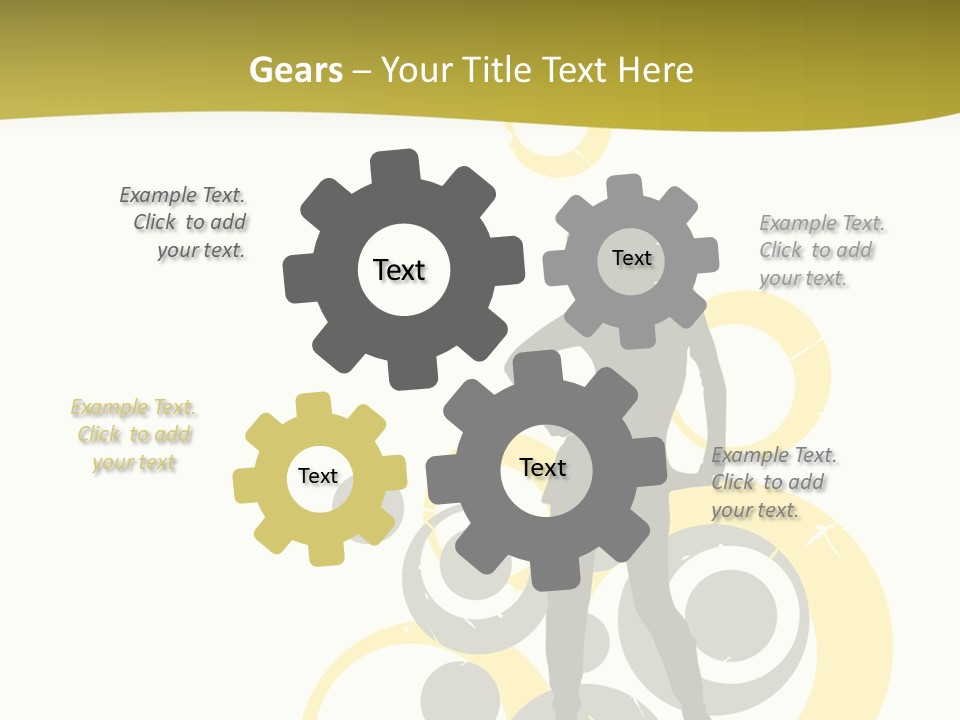 Women One Pattern PowerPoint Template