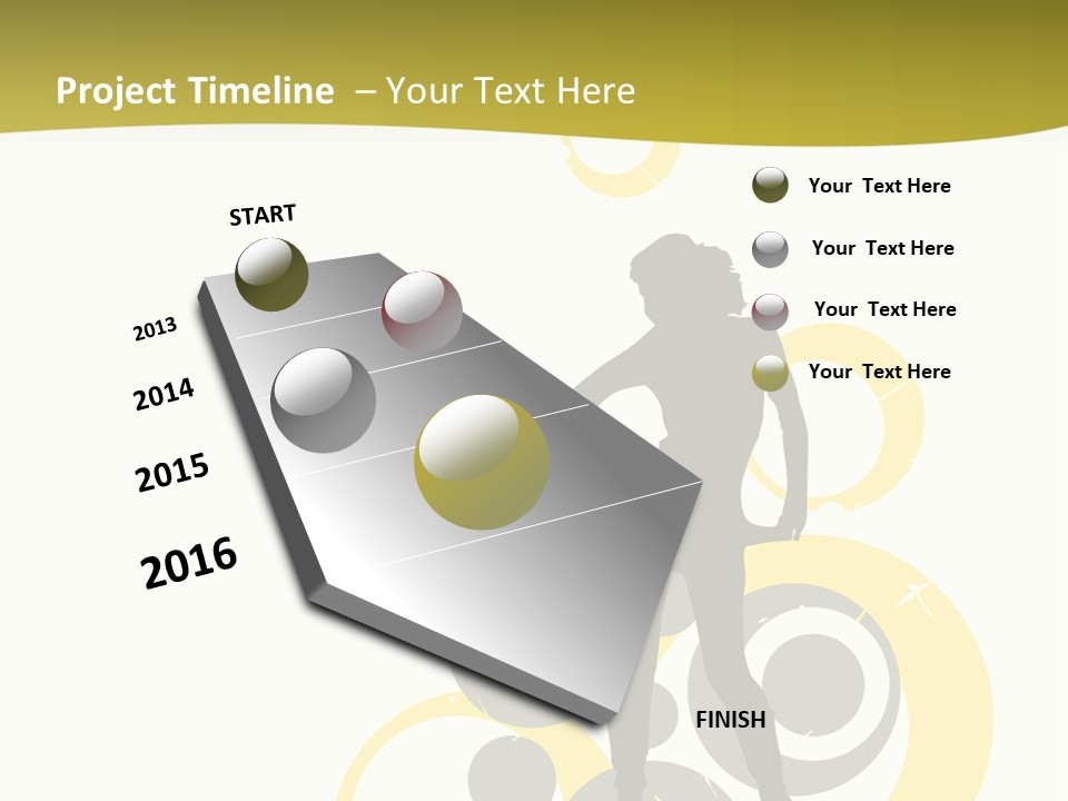 Women One Pattern PowerPoint Template
