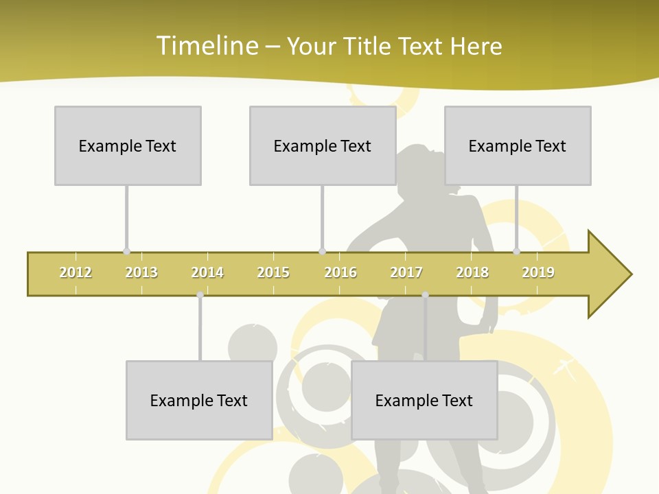 Women One Pattern PowerPoint Template