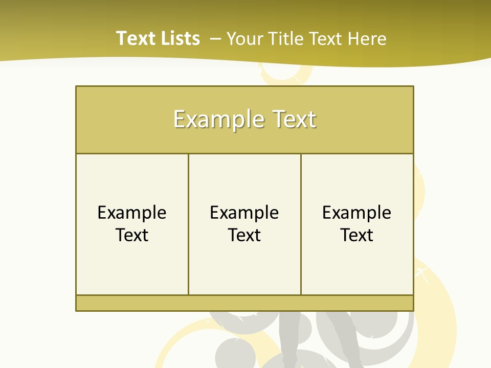Women One Pattern PowerPoint Template