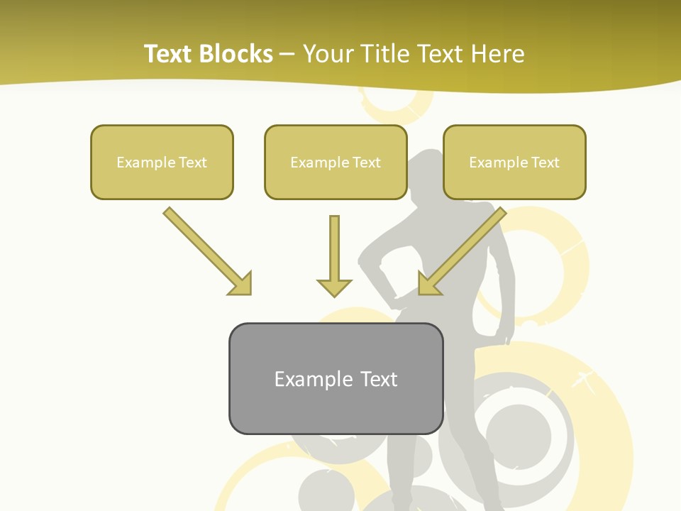 Women One Pattern PowerPoint Template