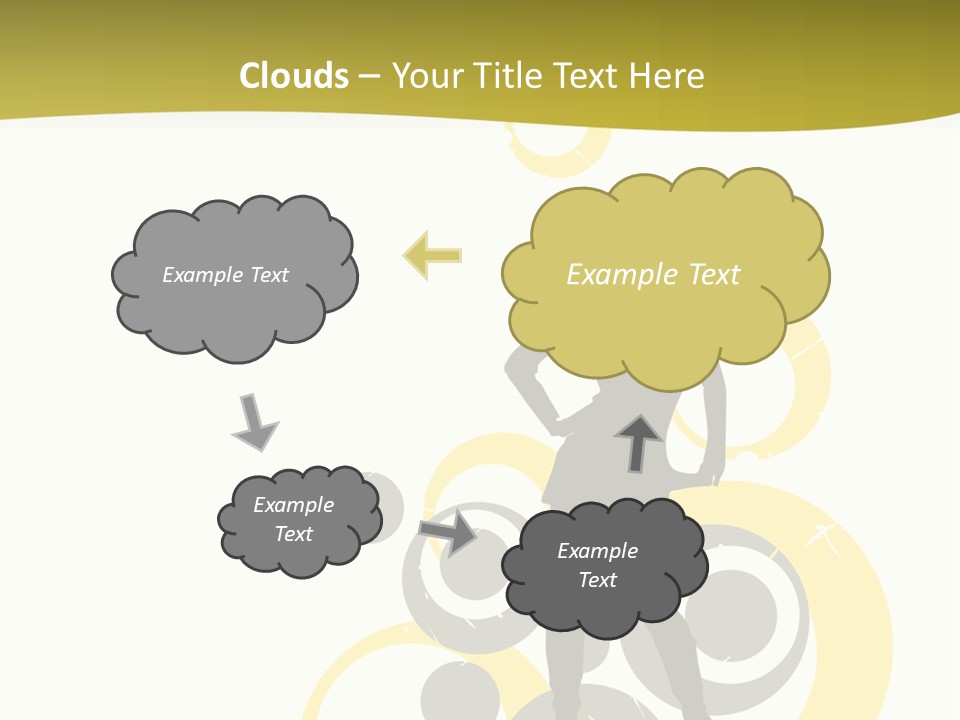 Women One Pattern PowerPoint Template