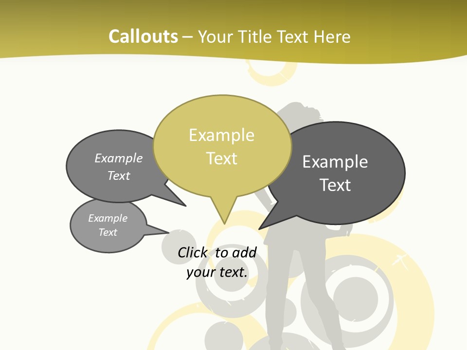 Women One Pattern PowerPoint Template