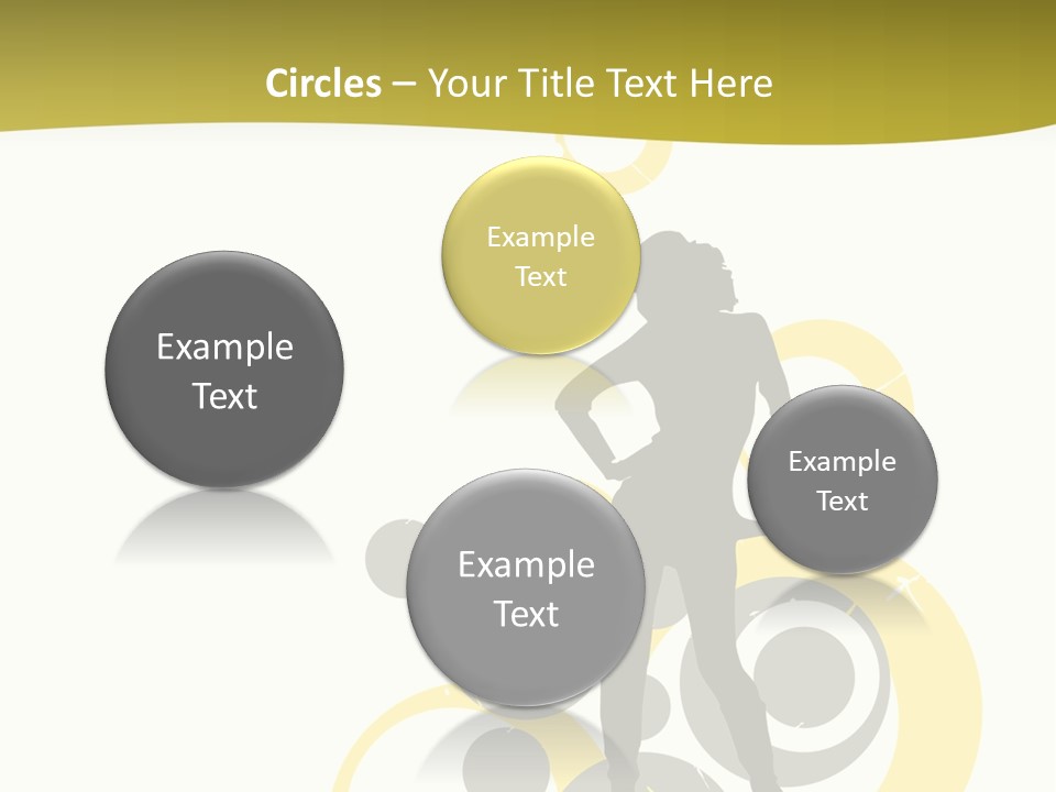 Women One Pattern PowerPoint Template