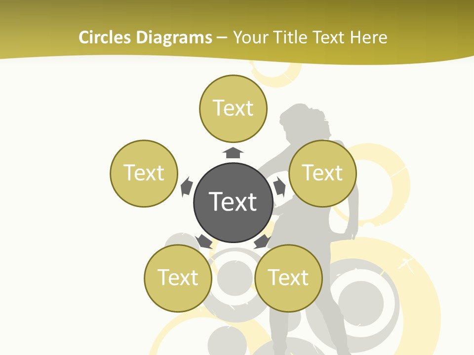 Women One Pattern PowerPoint Template