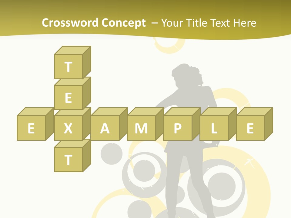 Women One Pattern PowerPoint Template