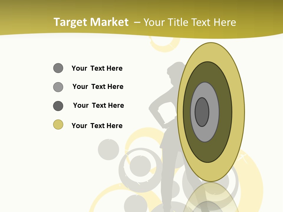 Women One Pattern PowerPoint Template