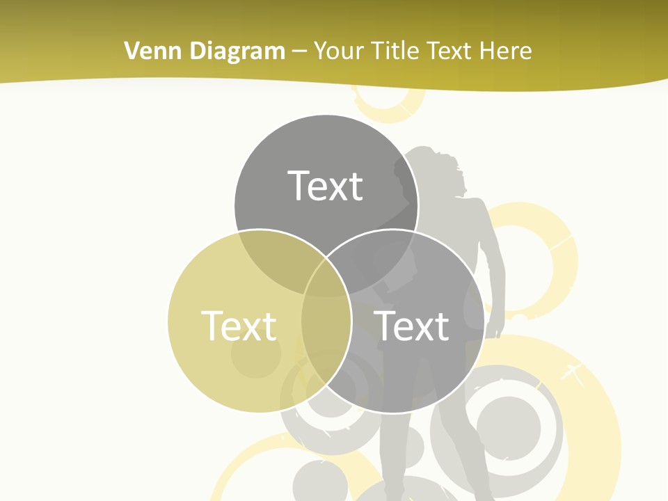 Women One Pattern PowerPoint Template