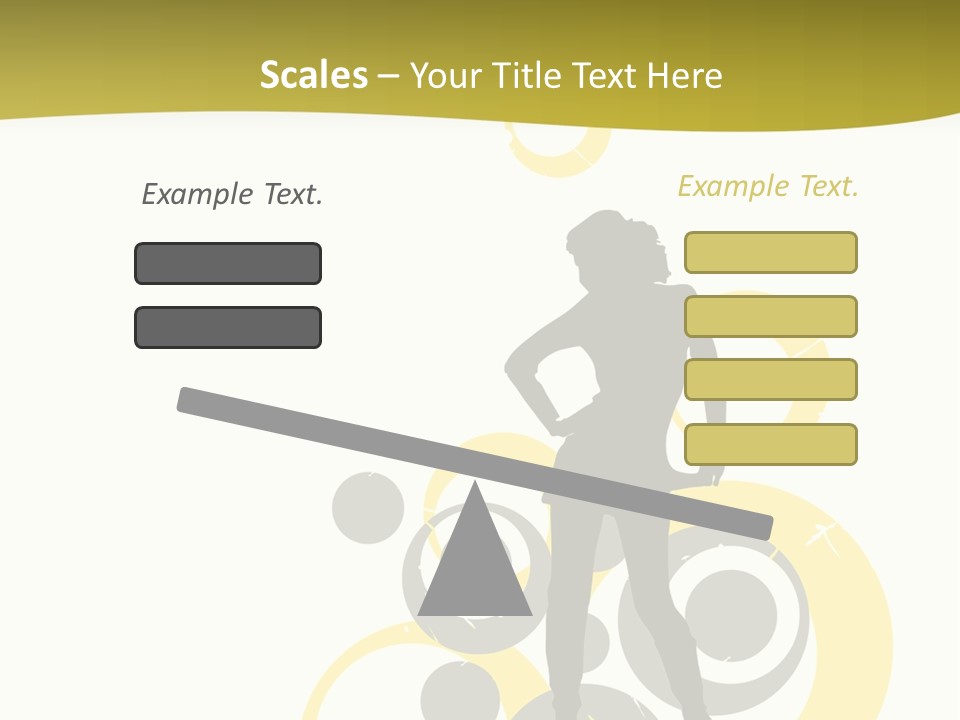 Women One Pattern PowerPoint Template