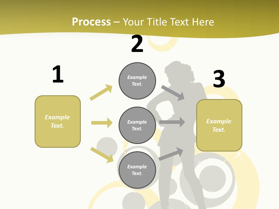 Women One Pattern PowerPoint Template