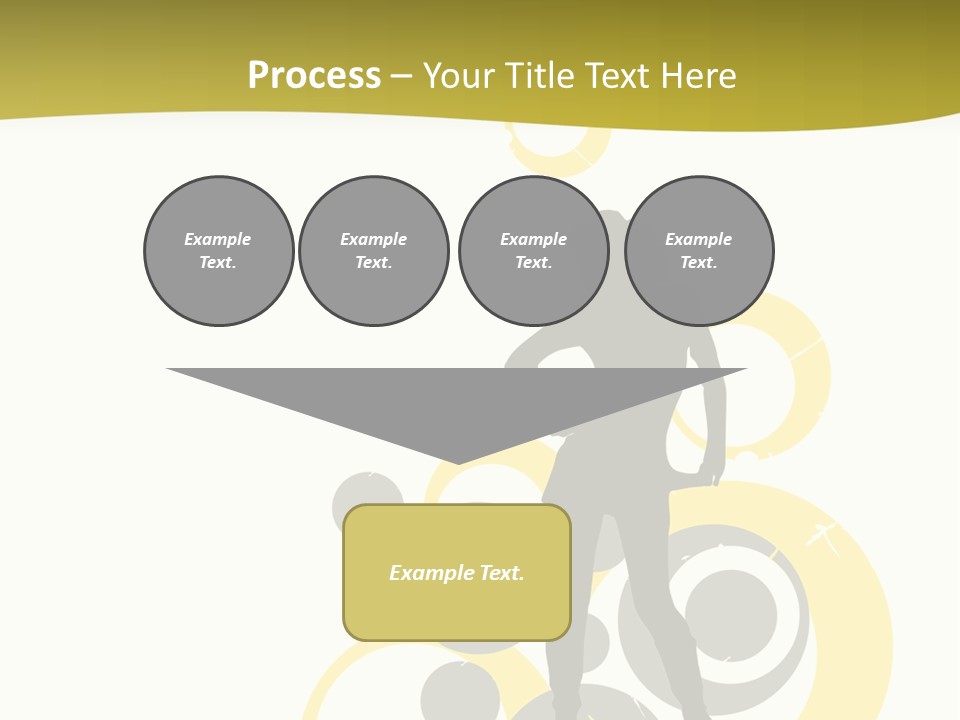 Women One Pattern PowerPoint Template
