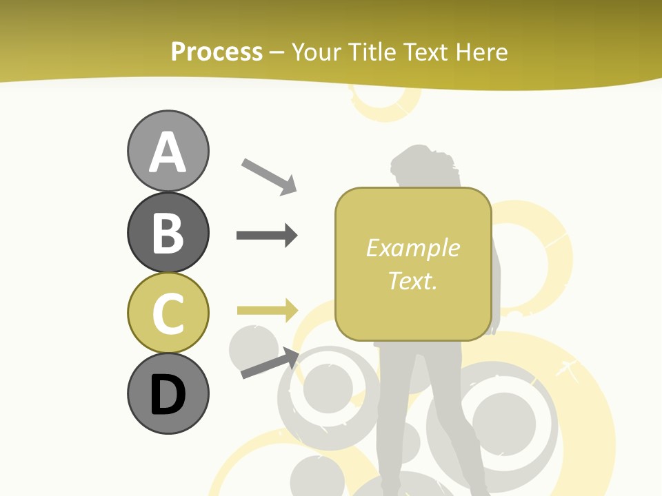 Women One Pattern PowerPoint Template