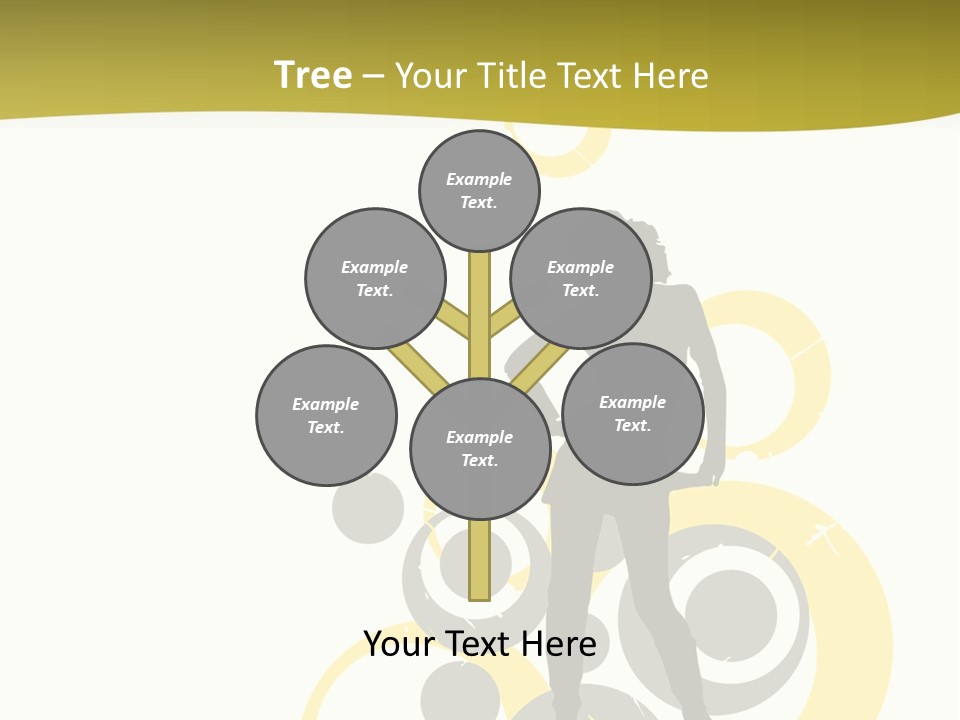 Women One Pattern PowerPoint Template