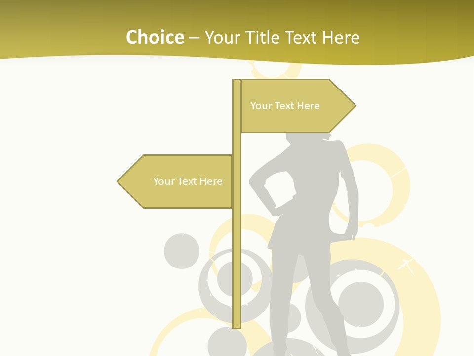 Women One Pattern PowerPoint Template