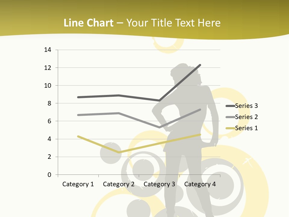 Women One Pattern PowerPoint Template