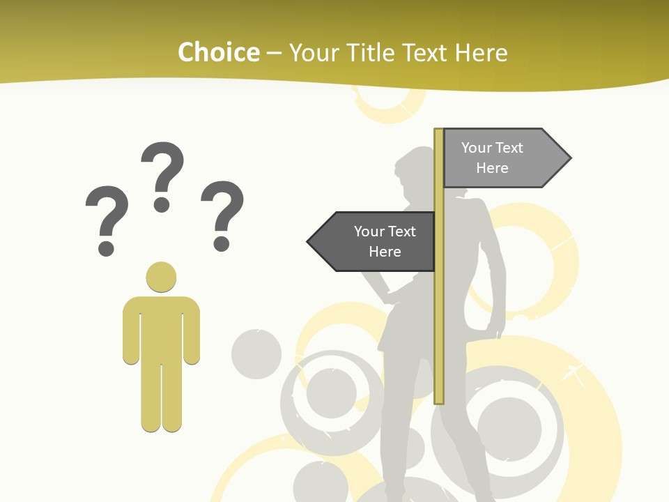 Women One Pattern PowerPoint Template