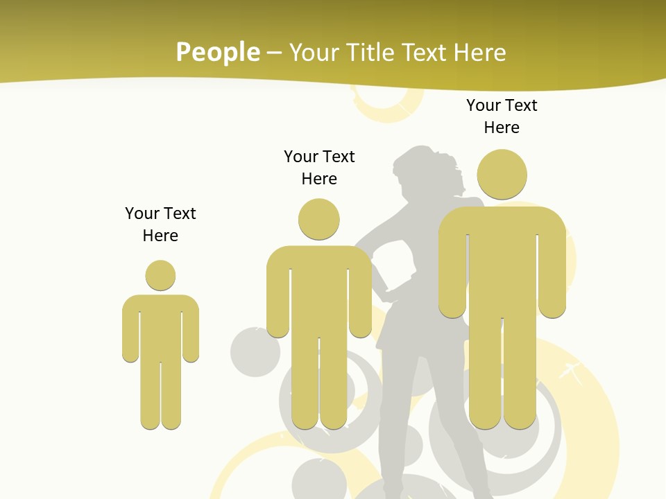 Women One Pattern PowerPoint Template