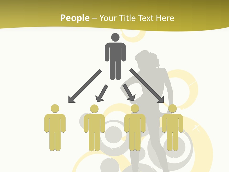 Women One Pattern PowerPoint Template