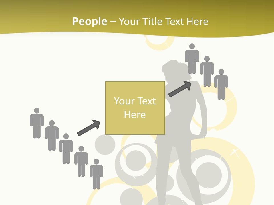 Women One Pattern PowerPoint Template