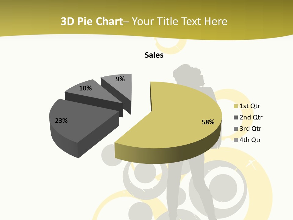 Women One Pattern PowerPoint Template