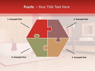 Wood Sink Shower PowerPoint Template