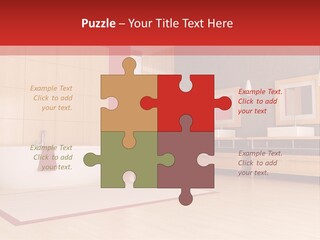 Wood Sink Shower PowerPoint Template