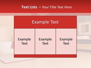 Wood Sink Shower PowerPoint Template