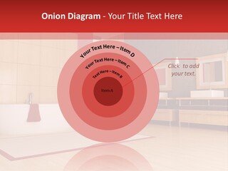 Wood Sink Shower PowerPoint Template