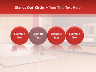 Wood Sink Shower PowerPoint Template